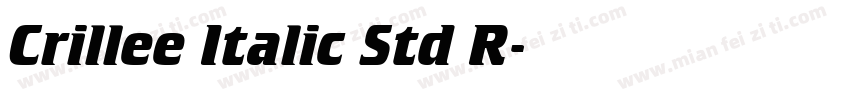 Crillee Italic Std R字体转换